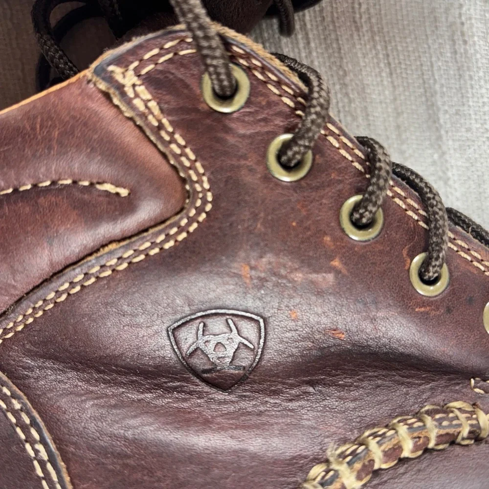 Ariat‎ Canyon Women's Brown Leather Lace Up Casual Chukka Boots Size 7